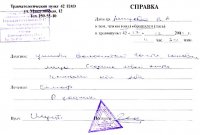 Купить справку из травмпункта